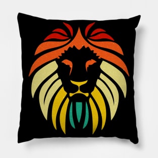 Retro Lion Pillow