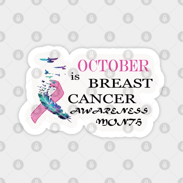 Breast Cancer, Pink Ribbon Magnet by busines_night