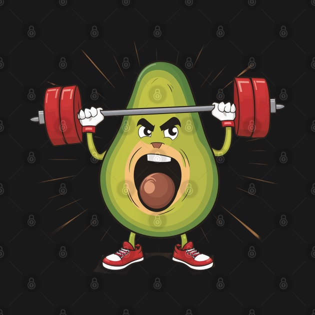 Avocado Working out by mdr design