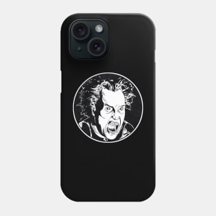 THE HEADLESS HORSEMAN - Sleepy Hollow (Circle Black and White) Phone Case