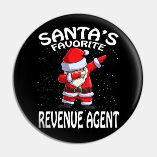 Santas Favorite Revenue Agent Christmas Pin
