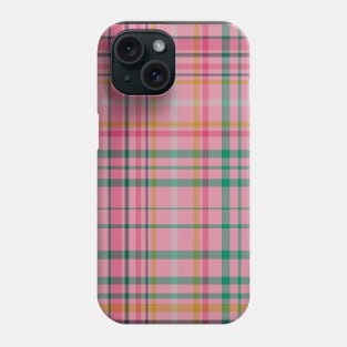 Graceful Dahlia Plaid Phone Case