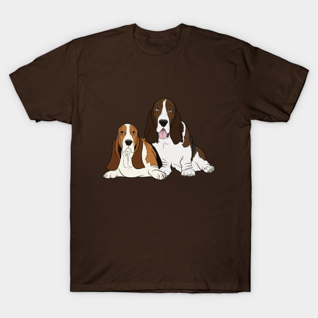 Basset Hounds - Pets - T-Shirt