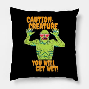 Caution: Creature Pillow