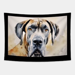 Watercolor Great Dane Tapestry