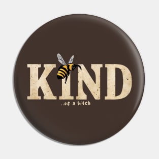 Bee Kind retro Pin