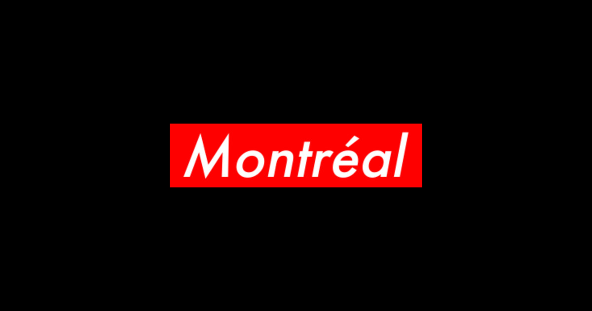 Montréal - Montreal - Sticker | TeePublic