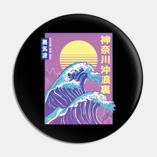 Japanese Wave Retro Vaporwave Aesthetic Japanese Art Pin