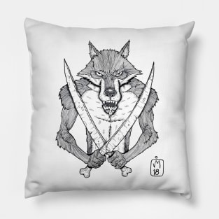 Wolf warrior Pillow