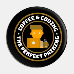 Coffee and Coding - the perfect pairing Pin