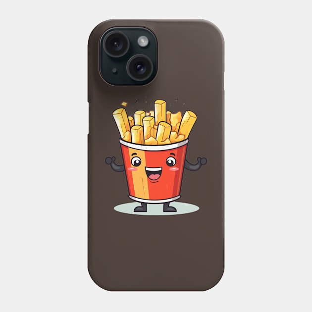 Cute French Fries T-Shirt Phone Case by nonagobich