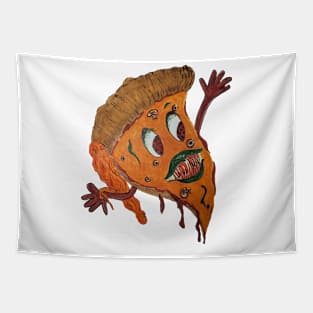 Lil Monsters Pizza monster Tapestry