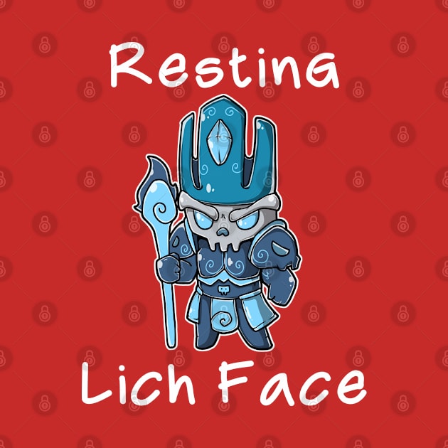 Resting Lich Face by MimicGaming