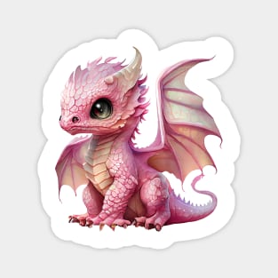 Pink dragon Magnet