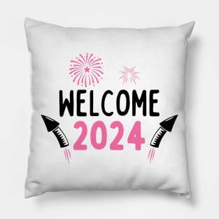 Welcome 2024 Pillow