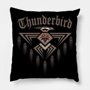 Thunderbird Gray Pillow