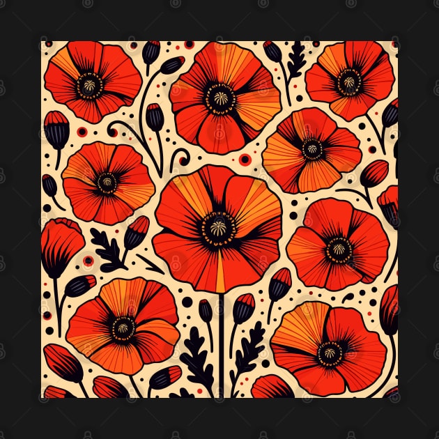 Poppy Flower by Jenni Arts