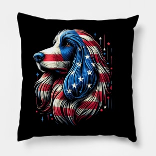 Afghan Hound FLAG USA Funny Dog Lover Funny Pillow