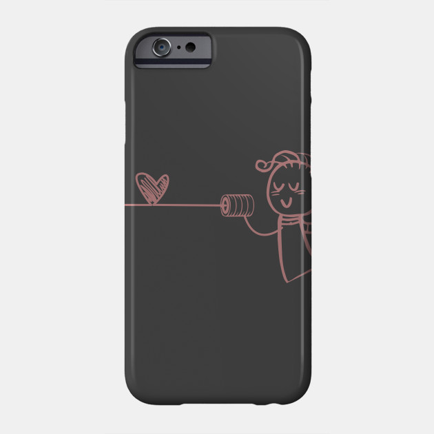 Tin Phone Couple Matching Design Matching Couple Phone Case