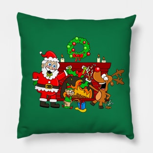 Disgrunted Christmas Pillow