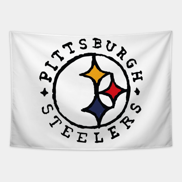 Pittsburgh Steeleeeers 05 Tapestry by Very Simple Graph