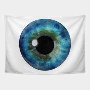 Retro earth eye Tapestry