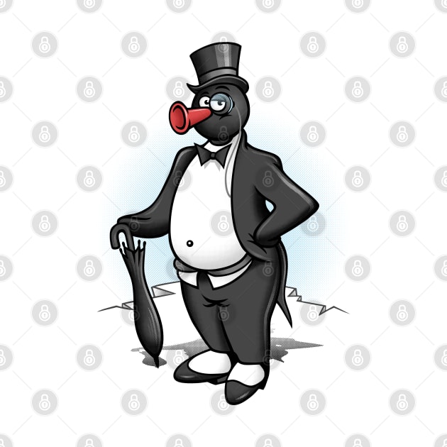 penguin with tuxedo by Patrol