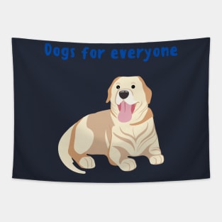 Dogs for everyone Tapestry