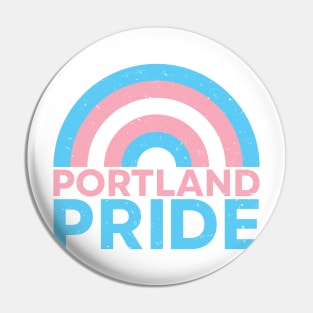 Portland Oregon Pride Festival - Trans Rainbow - Vintage Pin