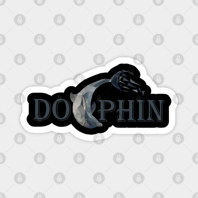 dolphin Magnet by Amartwork