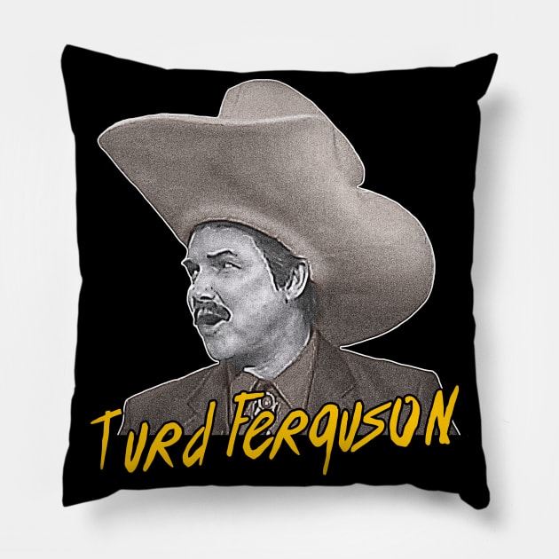 Turd Ferguson // Retro SNL Celebrity Jeopardy Pillow by darklordpug