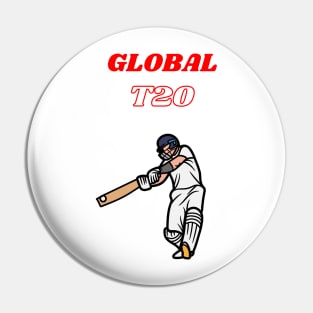 Global T20 Canada Cricket Player Pin