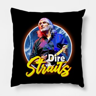 Telegraphed in Style Straits Band-Inspired T-Shirts Channel Iconic Rock Resonance Pillow