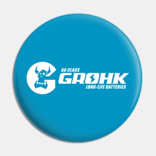 Grohk (light) Paladins Champion Logo Pin