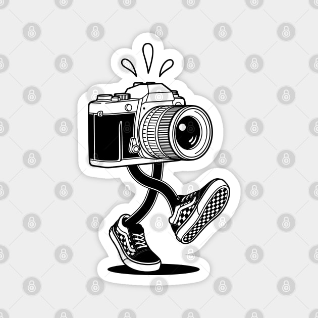 Groovy Retro Camera Magnet by enrynz