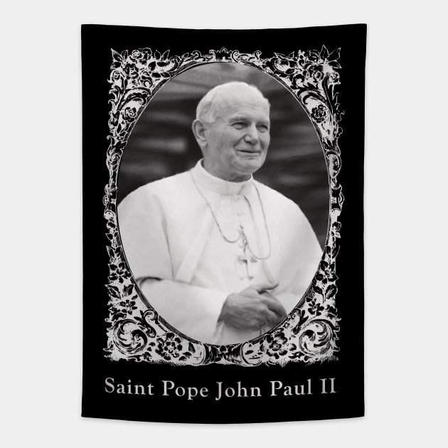 Pope Saint John Paul II Tapestry by Beltschazar