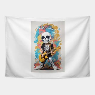 skeleton guitar Tapestry