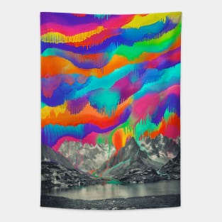 Skyfall Melting Northern Lights Tapestry