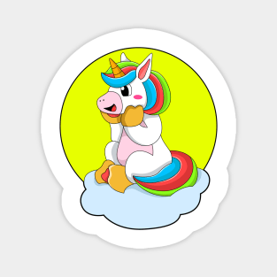 Unicorn with Cloud & Sun Magnet