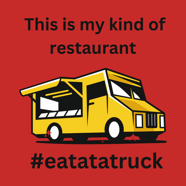 Food truck tee by Where's my food truck