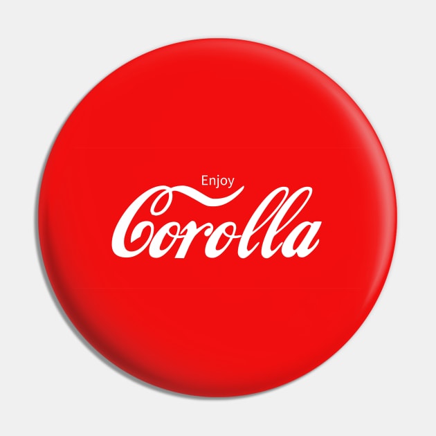 Enjoy Corolla Pin by AdriaStore1