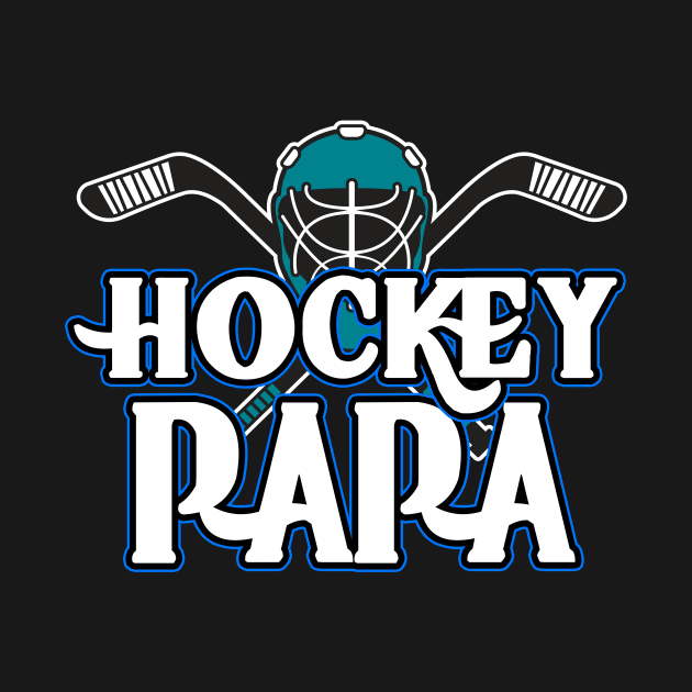 Hockey Dad Kids Hockey Father League Championship T Shirt - PAPA by finchandrewf