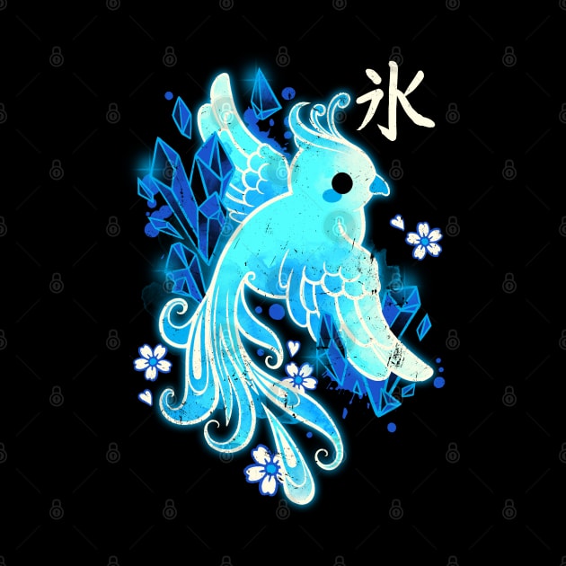 Ice phoenix kawaii by NemiMakeit