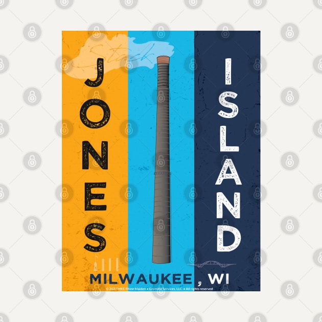 Jones Island Smokestack • Milwaukee, WI by The MKE Rhine Maiden