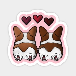 Corgi Love Magnet