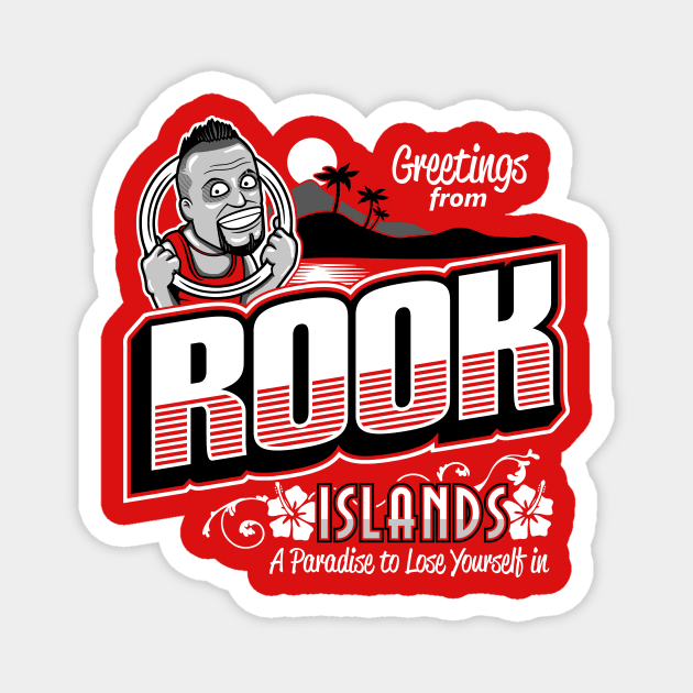 Greetings from Rook Islands Magnet by adho1982