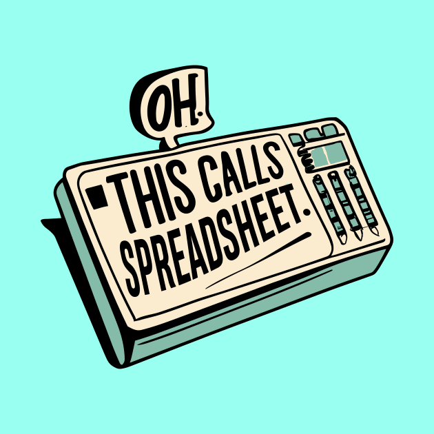 Oh This Calls For A Spreadsheet typography design by A Floral Letter Capital letter A | Monogram, Sticker