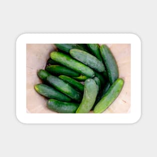 Cucumbers In Basket Magnet