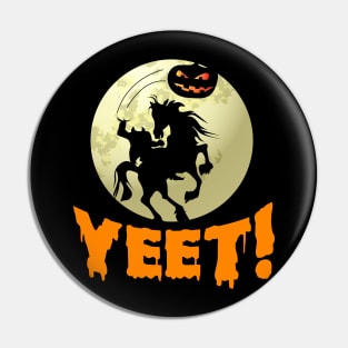 Yeet Pumpkin Halloween Pin