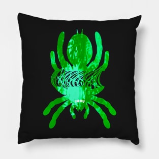 Tarantula Silhouette 55 (Tie Dye) Pillow